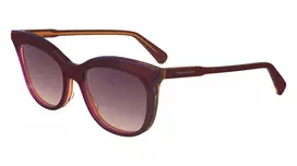 Longchamp moteriški akiniai nuo saulės LO738S5318681, 53/18/140 mm, rožinės spalvos acetatas