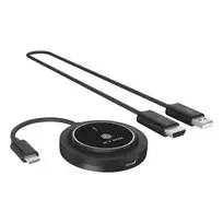 Icy Box IB-WL101 belaidis HDMI siųstuvo-imtuvo rinkinys – USB-C į HDMI, Full HD 1080p, 30 m veikimo nuotolis, juodos spalvos