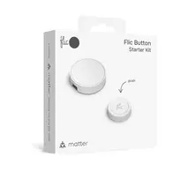 FLIC Button Starter Kit – išmaniojo namo automatizavimo rinkinys su Hub LR ir 2 Flic 2 mygtukais
