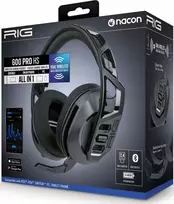 NACON RIG 600 PRO HS belaidės žaidimų ausinės, 2.4GHz/Bluetooth 5.1, 40mm, 24h baterija, juodos