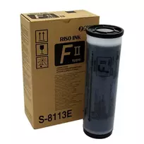 Riso S-8113E juodo rašalo kasetė (1000 ml), tinka RZ/EZ/MZ/RV/RP/RA/RN/GR/FR/TR/CR/CZ/CV serijoms