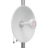 HISMART 5G/LTE/CBRS 2x2 MIMO kryptinė panelinė antena, 1.7–4.2 GHz, 17+19 dBi, N-Type Female, IP67
