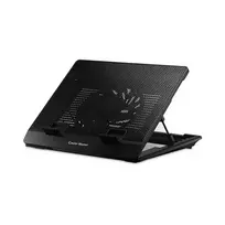 Cooler Master NotePal ErgoStand L nešiojamojo kompiuterio aušinimo stovas su 230 mm ventiliatoriumi ir 4 prievadų USB šakotuvu, juodas