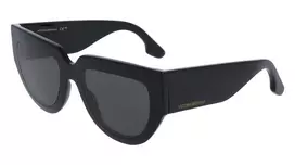 Victoria Beckham VB679S 53mm Akiniai Moterims, Juodas Rėmelis, Pilki UV400 Lęšiai