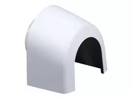 Axis Conduit Adapter U-shape 30mm A – Laido įvedimo adapteris kamerų korpusams (M25/3/4 colio NPT, baltas, milteliniu būdu dažytas aliuminis)