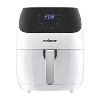 Zelmer ZAF5501W Oro gruzdintuvė be aliejaus, 5 l, 1500 W, skaitmeninis jutiklinis valdymas, balta