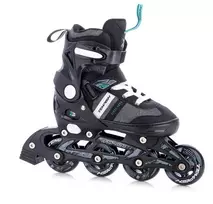 Riedučiai vaikams Tempish Dasty 2 33-36 (Juoda/Mėlyna) – ABEC 5, 64mm ratai