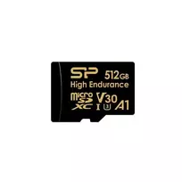 Silicon Power Golden Series 64GB microSDXC atminties kortelė, UHS-I U3, V30, A1, iki 100MB/s skaitymas, 80MB/s įrašymas, su SD adapteriu