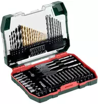 Metabo 626708000 86 dalių grąžtų ir atsuktuvų antgalių rinkinys dėkle