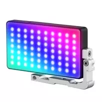 NEEWER SL90 Pro RGB LED vaizdo šviesa, 12W, 2500-10000K, CRI 97+, OLED ekranas, 17 efektų, įmontuota baterija, USB-C, 1/4 inch laikiklis