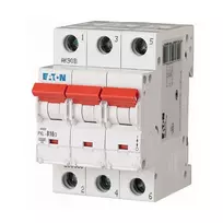 EATON PXL-C10/3 Automatinis jungiklis, 10A, 3 polių, C kreivė, 400V, 10kA (236422)