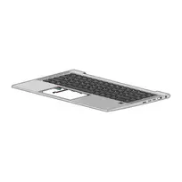 HP ProBook 450 G6/G7 viršutinis dangtelis su apšviesta klaviatūra (anglų tarptautinė), delnine atrama ir jutikline pele – Carbonite Black