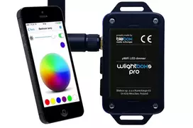 BLEBOX wLightBoxS Pro išmanusis LED reguliatorius su išorine antena 12-24V DC