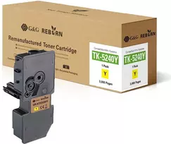 G&G Reborn Perdirbtas Geltonas Toneris Kyocera TK-5240Y – 3000 puslapių (21307)