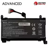 Extra Digital Advanced atsarginė nešiojamojo kompiuterio baterija HP FM08 (NB462599) – 5200mAh, 14.4V, 8 elementų, 16 kontaktų, juoda
