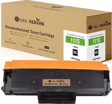G&G Reborn Dažytojo kasetė Samsung MLT-D111S / SU810A - juoda (1000 puslapių) - 21324