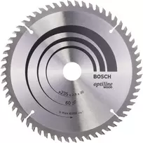 Bosch Power Tools PRO medinis diskinis pjūklas 235 mm, 60 dantų, 30 mm anga rankiniams diskiniams pjūklams