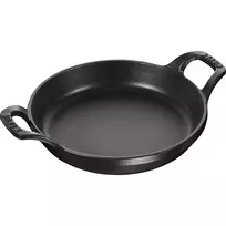 Staub apvalus kepimo ir troškinimo indas 16 cm 0,4 L ketaus juodas
