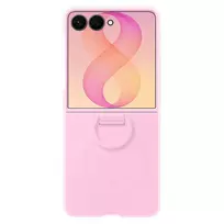 Samsung Silicone Ring Magnet Case, skirta Galaxy Z Flip8 – violetinė