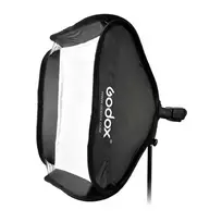 Godox SFUV6060 S-Type Speedlite Bracket su 60x60cm Softbox ir nešiojimo krepšiu