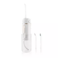 ETA Aqua Care Compact belaidis burnos irigatorius – 165 ml, baltas, 2 antgaliai, IPX7, įkraunamas per USB