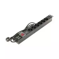 DELTA PD-6/R-SPD-1L maitinimo juosta, 6 lizdai