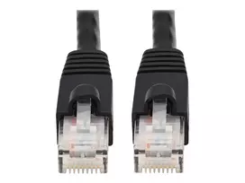 Tripp Lite N261-025-BK Cat6a 10G Snagless UTP Ethernet Cable (RJ45 M/M) - Black 25 ft