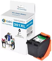 G&G XL rašalo kasetė, suderinama su HP 301XL (CC563EE) – didelės talpos juoda