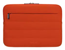 Targus Puffer Notebook Sleeve, skirtas 13–14 colių nešiojamiesiems kompiuteriams, rūdžių oranžinė
