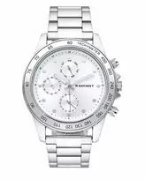 Radiant vyriškas kvarcinis laikrodis RA617705 44mm juodas ciferblatas odinis dirželis