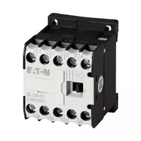 Eatono DILEM-01 galios kontaktoriai, 3P+1NO, 230V 50Hz / 240V 60Hz, 4kW AC-3, IP20 (051795)