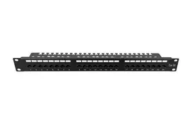LANVIEW Cat5e 1U 24-Port UTP Patch Panel - LVR-CAT5E-UTP-LSA