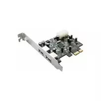 Longshine LCS-6380-4 USB 3.0 PCIe x1 adapterio kortelė su 4 išoriniais Type-A prievadais