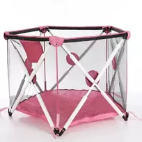Extralink Kids žaidimų aptvaras ir kamuoliukų baseinėlis – sulankstomas sausas baseinas vaikams, 120x68 cm, pilkas