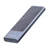 LogiLink UA0435 USB 3.2 Gen 2x2 SSD korpusas, M.2 NVMe/SATA, USB-C, 20Gbps, pilka