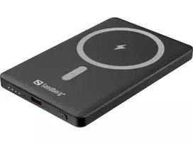 Sandberg Magnet Powerbank 5000 Saver – 5000 mAh, 20W Power Delivery, juoda