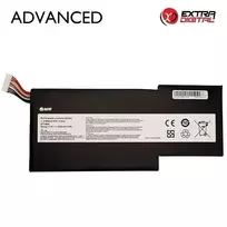 Extra Digital Advanced nešiojamojo kompiuterio baterija, skirta MSI BTY-M6K, 4300mAh, 11.4V, Li-ion, 3 celių, juoda