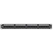 LANVIEW LPP110 1U 24-Port Cat5e RJ-45 Unshielded Patch Panel (Krone IDC)