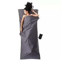 Cocoon CT44 Light Travel Sleeping Bag Liner – stačiakampis, 220 x 90 cm, 100% medvilnė, dramblio pilka