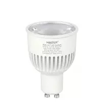 MIBOXER FUT106 GU10 LED prožektorius 6W RGB-CCT 450lm 2700-6500K su nuotolinio valdymo pultu