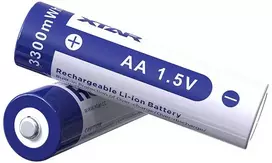 XTAR R6 AA 1.5V Li-ion 2000mAh Įkraunamos Baterijos (4 vnt.)