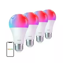 LEPRO B2 E27 Wi-Fi LED lemputė Smart RGB+CCT 9W (60W ekvivalentas) 806lm reguliuojama balta 2700K-6500K