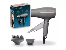 Cecotec IoniCare Power&Go Heaven 2000 W joninis plaukų džiovintuvas su difuzoriumi, pilkas