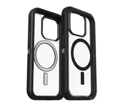 OtterBox Defender XT dėklas, skirtas Apple iPhone 15, 14, 13 – Dark Side (permatomas/juodas)