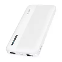 Logilink Mobile Power Bank, LiPo, 10000 mAh, USB-C in/out, Balta