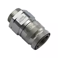 Koolance QD3 Quick Disconnect Coupling, 10mm Barb su G1/4 inch vyrišku sriegiu iki Quick Disconnect – Nikelis