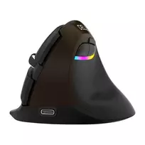 Delux M618 Mini Gold ergonomiška pelė - 2.4G / Bluetooth 5.0 / USB-C, 4000 DPI, dešinei rankai