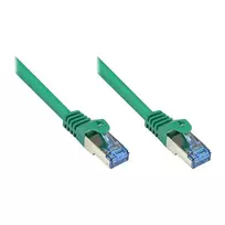 GoodConnections RNS® Cat. 6A S/FTP 15 m tinklo laidas su apsauga nuo užraktų, žalias, halogenų neturintis