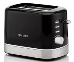 Gorenje T800DB Skrudintuvas 2 riekėms, 800 W, 7 skrudinimo lygiai, juodas