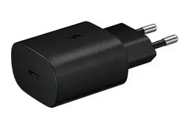 Samsung kelioninis adapteris TA800 25W USB-C PD PPS sieninis įkroviklis, juodas